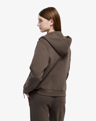 시그니처 테크니컬 피케 후드 집업