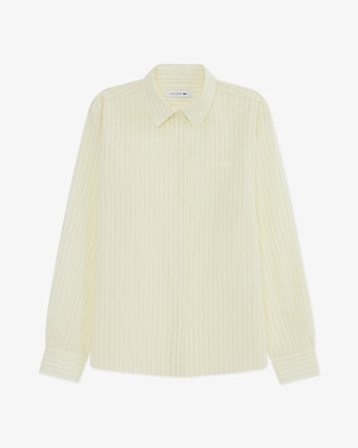 시어 코튼 스트라이프 셔츠