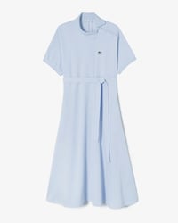 사선플라켓 폴로 드레스