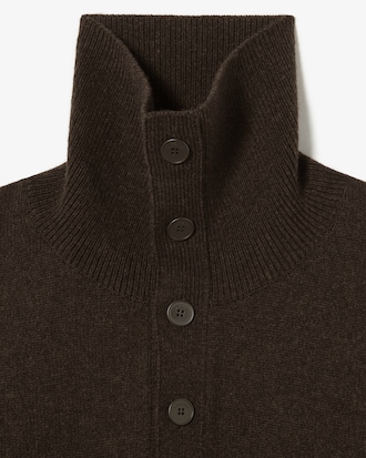 하프 버튼 풀오버