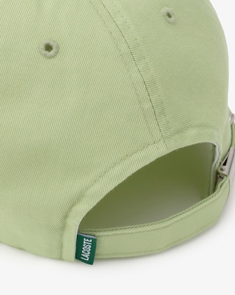 워시드 베이직 컬러 크록 볼캡