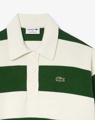 스트라이프 L/S 폴로 스웨터