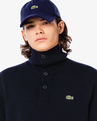 하프 버튼 풀오버