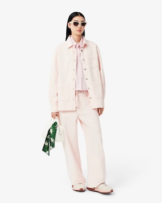 오버사이즈 컬러데님 셔츠 자켓