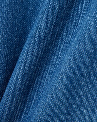 여성 라운드 레그 코튼 데님 팬츠