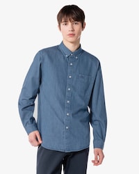 포켓 데님 셔츠