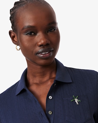 포인텔 리본 크록 폴로 셔츠