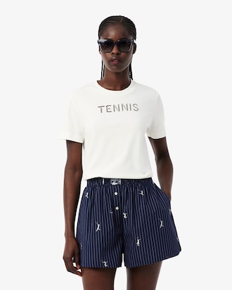 테니스 로고 인터록 티셔츠