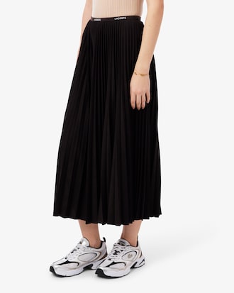 에센셜 롱 플리츠 스커트