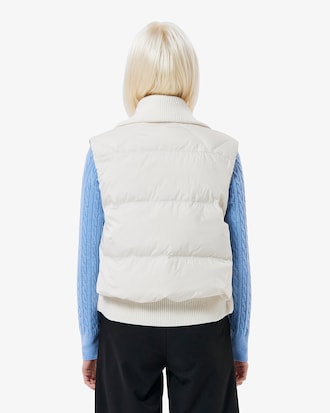 스웨터 카라 다운베스트