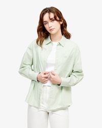 릴렉스핏 스트라이프 포플린 셔츠