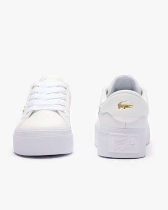 잔느 플랫폼 로고 레더 스니커즈