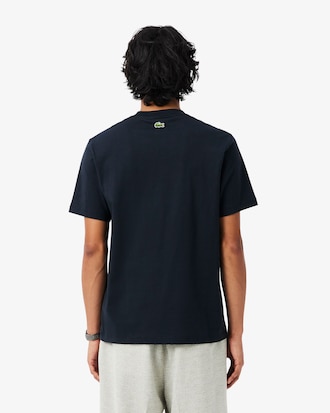 테니스 레터링 그래픽 반팔 티셔츠