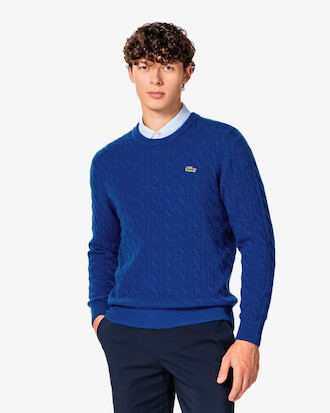 케이블 크루넥 풀오버