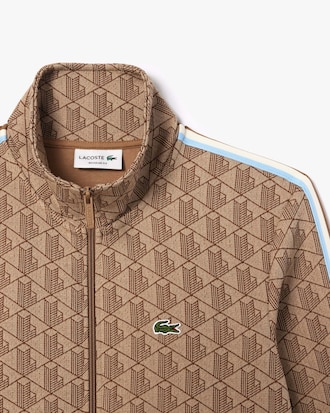 모노그램 자카드 트랙자켓