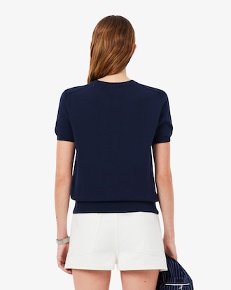 라이트 코튼 반팔 스웨터