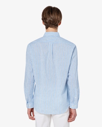 체크 린넨 셔츠