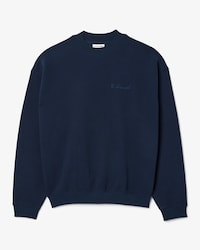 시그니처 자수 매치 모크넥 스웻셔츠