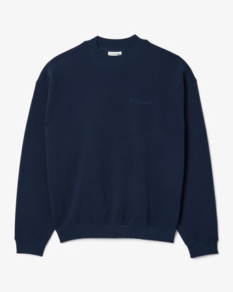 시그니처 자수 매치 모크넥 스웻셔츠