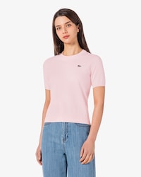 베이직 크루넥 반팔 스웨터