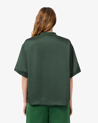 오버사이즈핏 실키 플루이드 셔츠