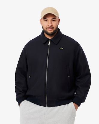 울 블렌드 에비에이터 자켓