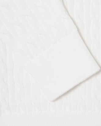 케이블 긴팔 가디건