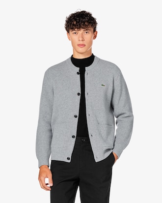 크루넥 방모 가디건