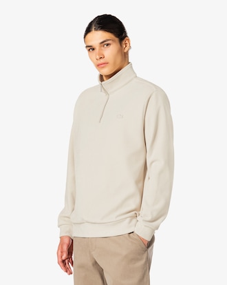 코듀로이 반집업 스웻셔츠