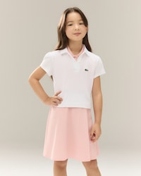 키즈 피케 퍼프 슬리브 폴로셔츠