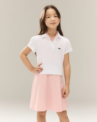 키즈 피케 퍼프 슬리브 폴로셔츠