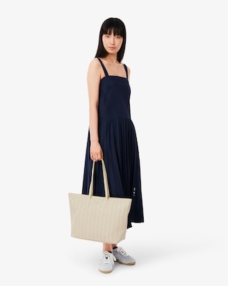 젤리 탑지퍼 쇼퍼백