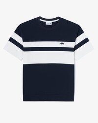 오버핏 밀라노 체스트 스트라이프 티셔츠