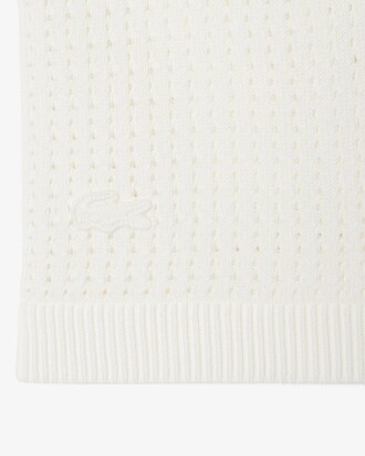 메쉬 슬리브리스 스웨터