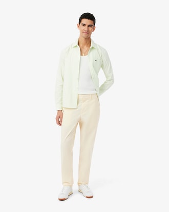 레귤러 핏 라이트 포플린 치노