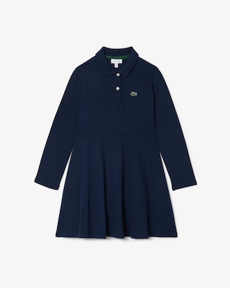 베이직 긴팔 피케 원피스