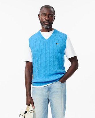 케이블 V넥 베스트