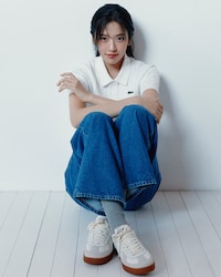 여성 Baseshot Pro 레더 스니커즈