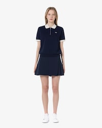 언밸런스 플리츠 스커트