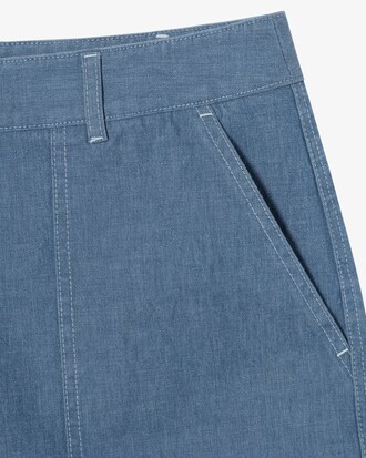 린넨혼방 크롭 팬츠