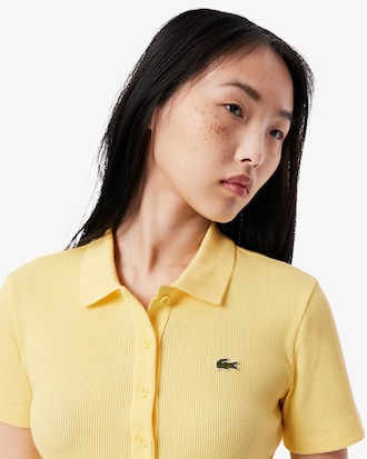 립조직 슬림핏 폴로셔츠