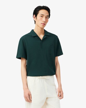 크레이프 반팔 폴로 셔츠