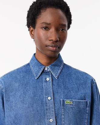 오버사이즈 데님셔츠