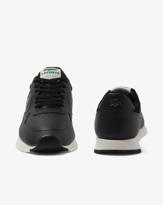 라인트랙 레더 스니커즈