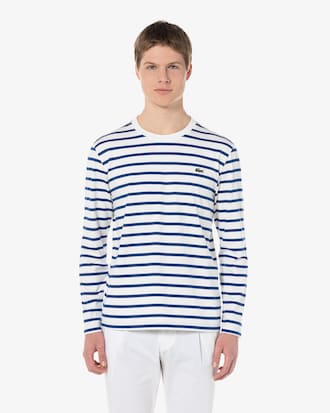 긴팔 솔리드/스트라이프 티셔츠