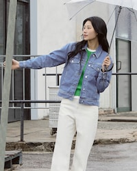 데님 트러커 자켓