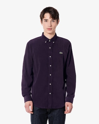 코듀로이 솔리드 셔츠