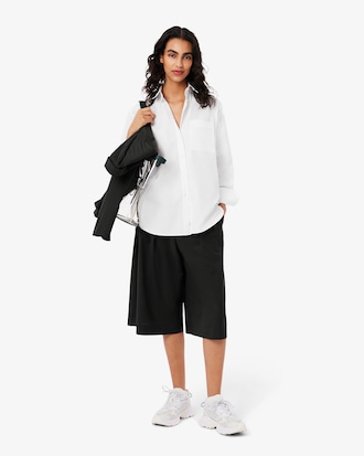 오버사이즈핏 포플린 셔츠