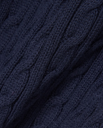 티핑 케이블 긴팔 가디건