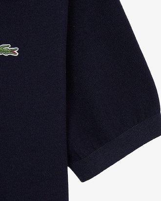 오픈카라 피케 스웨터 폴로 셔츠